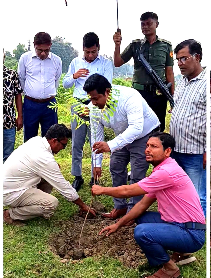 পরিবেশের ভারসাম্য রক্ষায় ১৫০ কৃষ্ণচূড়া বৃক্ষ রোপণ 